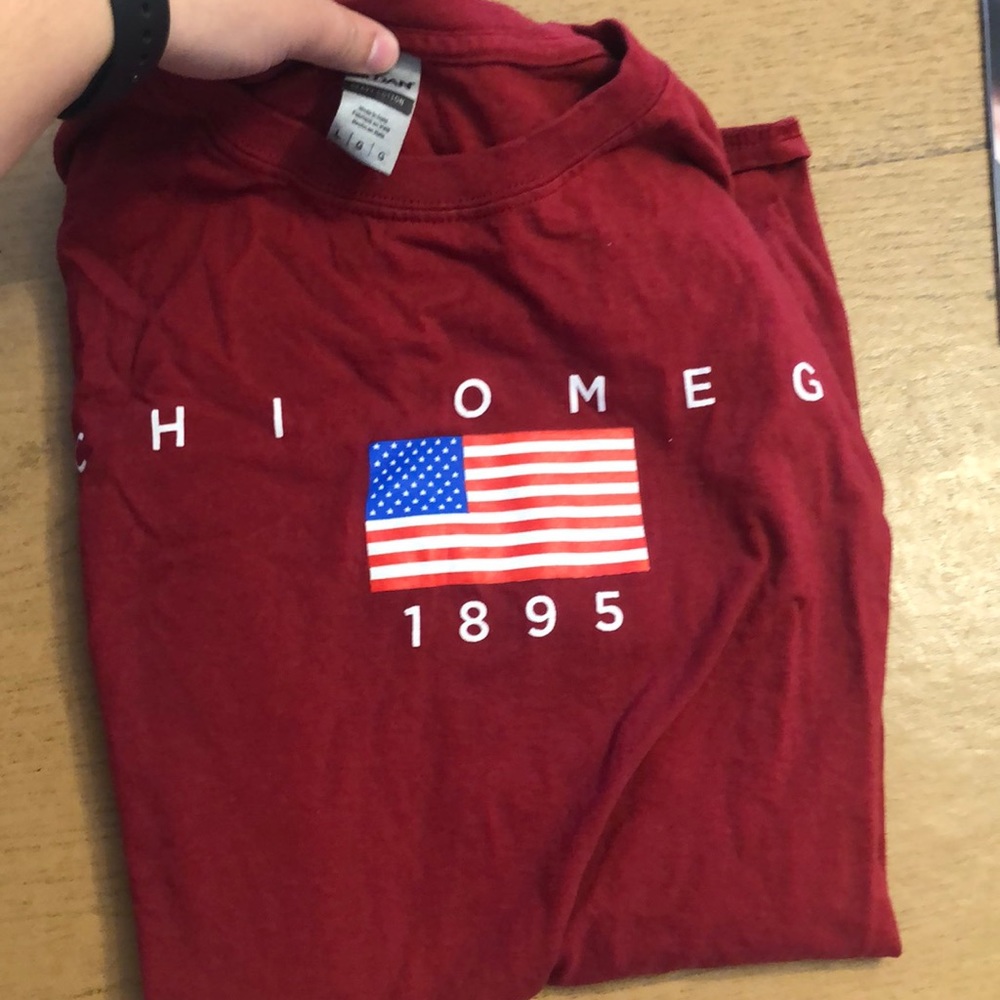 Chi Omega Flag Shirt